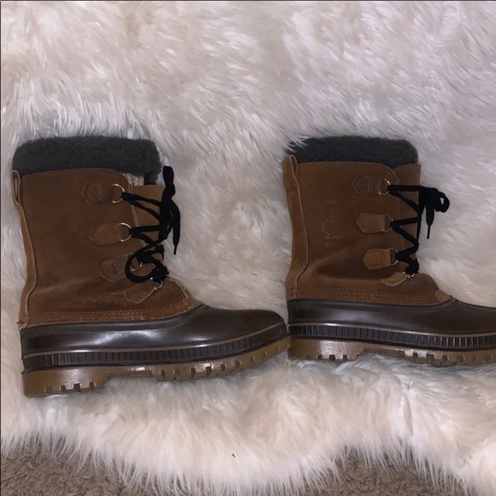 Sorel Roughrider caribou Thermoplus boots Snow Men’s 7 women’s 8.5 wool - Picture 7 of 7